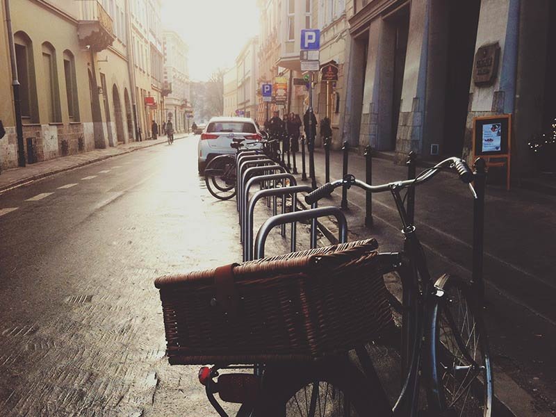 Bicycle in Street